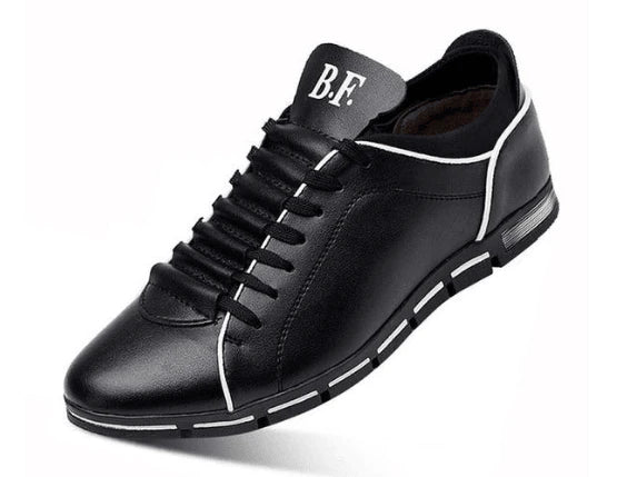 Men Casual Shoes Fashion Leather Shoes for Men Summer Men's Flat Shoes - melvincucci