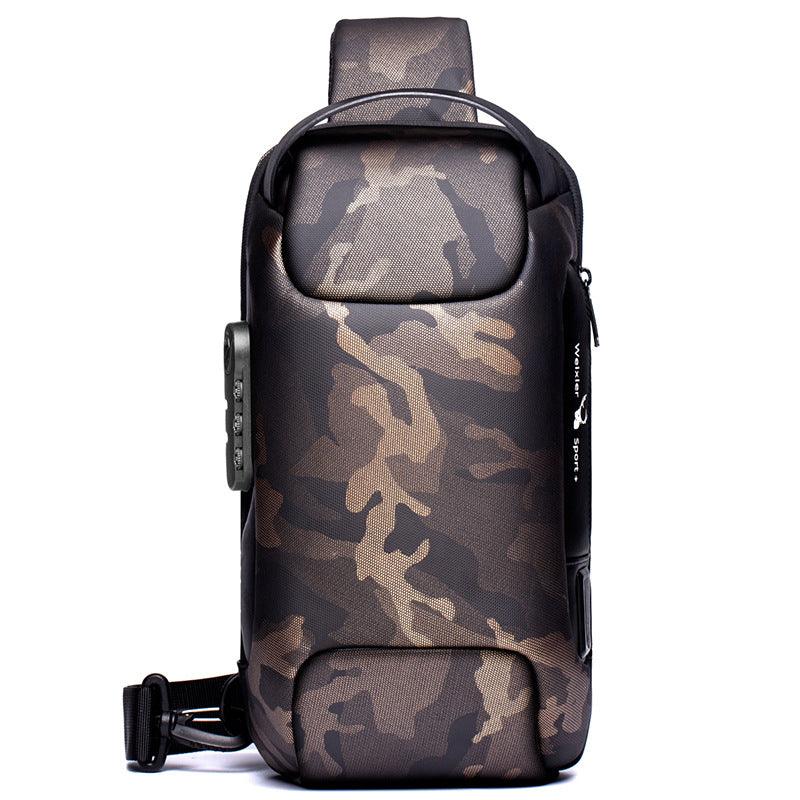 Men  Chest Bag Messenger Bag Anti-theft Shoulder Bags Chest Bag Pack For Male - melvincucci