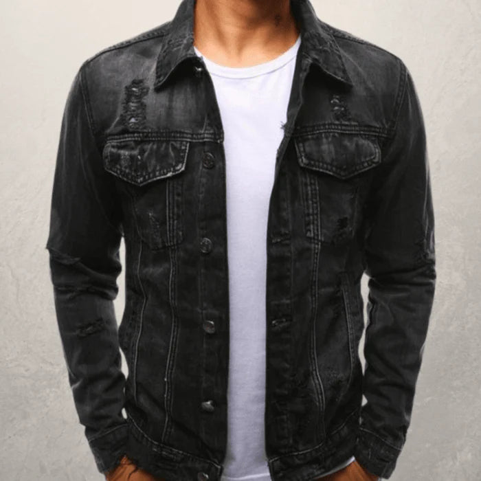 Men Clothes Winter Oversize Jeans Coat Denim Jacket Jackets - melvincucci