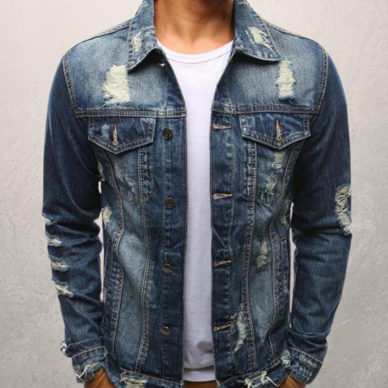 Men Clothes Winter Oversize Jeans Coat Denim Jacket Jackets - melvincucci