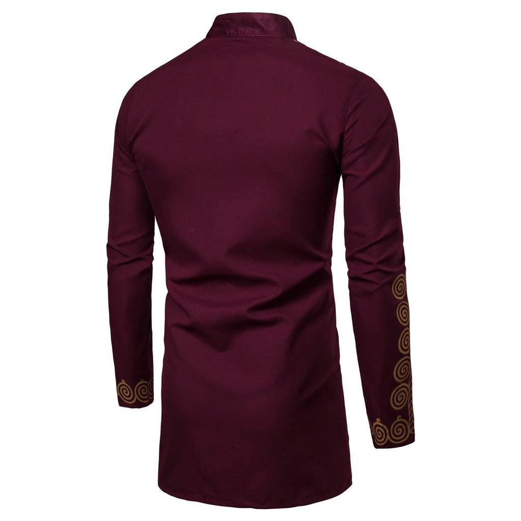 Men Fashion Africa Clothing Long Pullovers African Dress Clothes Hip Hop Robe Africaine Casual World Appar - melvincucci