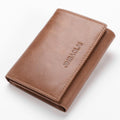 Men Fashion Leather Shield Anti Theft Wallet - melvincucci