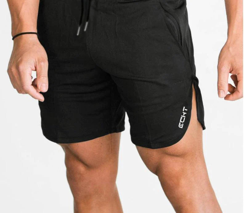 Men Fitness Gyms Loose Shorts Bodybuilding Joggers Summer Quick Dry Cool Short Pants Casual Male Beach Brand Sweatpants - melvincucci