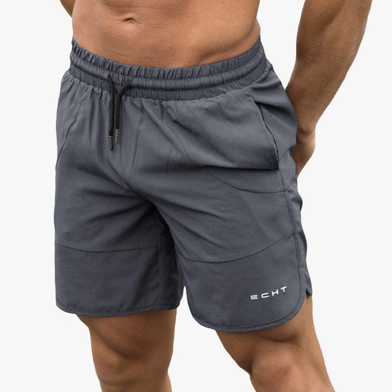 Men Fitness Gyms Loose Shorts Bodybuilding Joggers Summer Quick Dry Cool Short Pants Casual Male Beach Brand Sweatpants - melvincucci