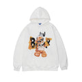 Men Hip Hop Hoodie Sweatshirt Streetwear Skull Bear Letter - melvincucci