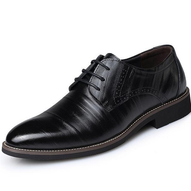 Men Leather Dress Shoes - melvincucci