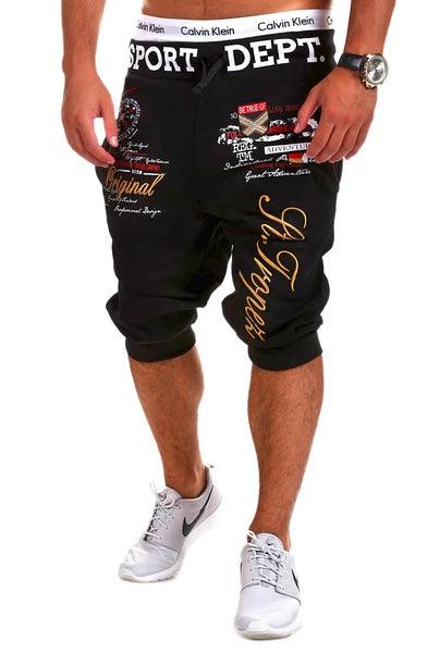 Men Letter Print Pants Hip Hop Joggers Pants - melvincucci