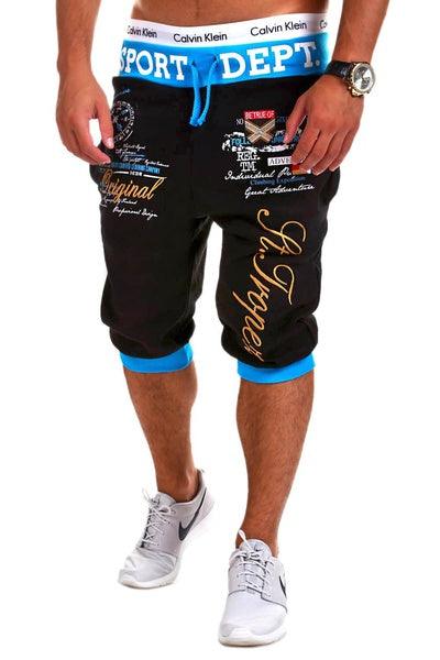 Men Letter Print Pants Hip Hop Joggers Pants - melvincucci