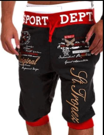 Men Letter Print Pants Hip Hop Joggers Pants - melvincucci