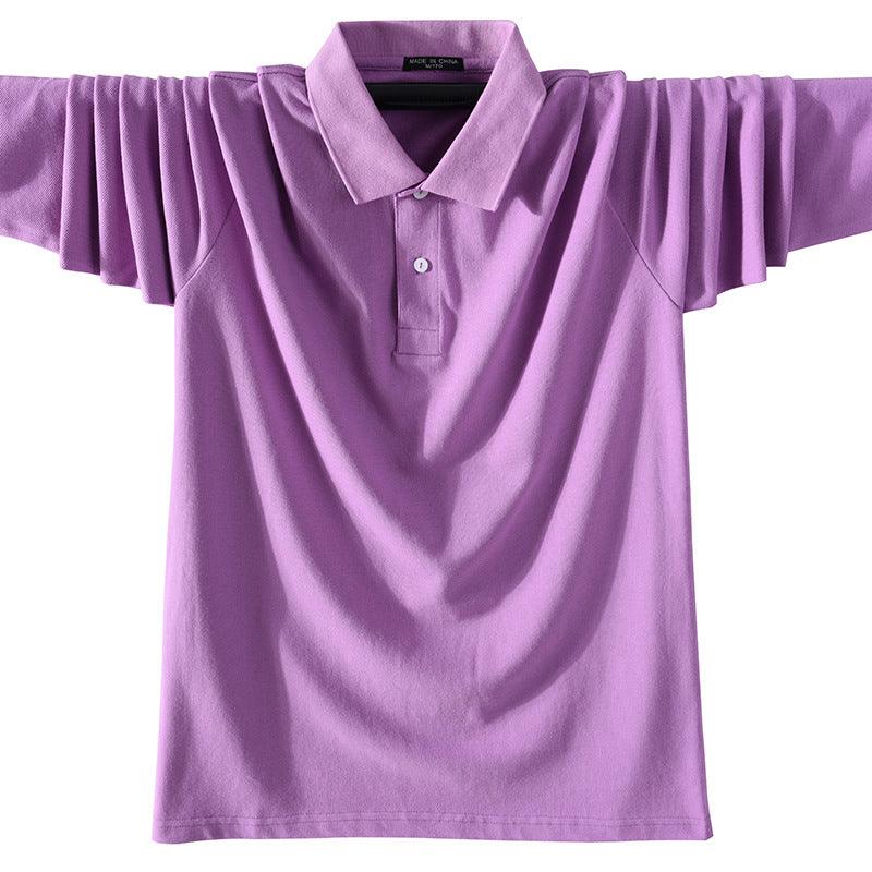 Men Long Sleeve Square Neck T-Shirt Sports Polo Shirt - melvincucci