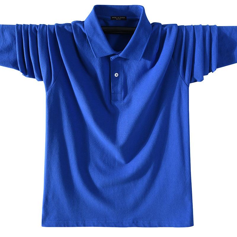 Men Long Sleeve Square Neck T-Shirt Sports Polo Shirt - melvincucci