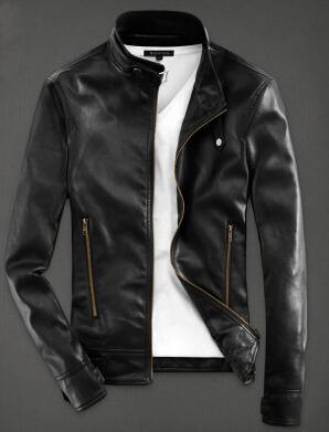 Men PU Leather Jacket - melvincucci