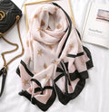 Men's And Women's Cotton Scarf Casual Leopard Print Long Gauze Scarf - melvincucci