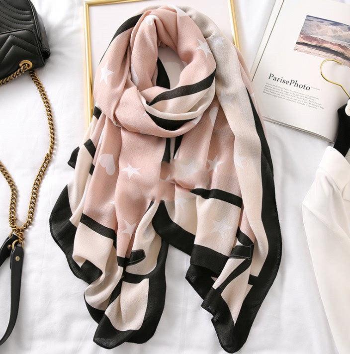 Men's And Women's Cotton Scarf Casual Leopard Print Long Gauze Scarf - melvincucci