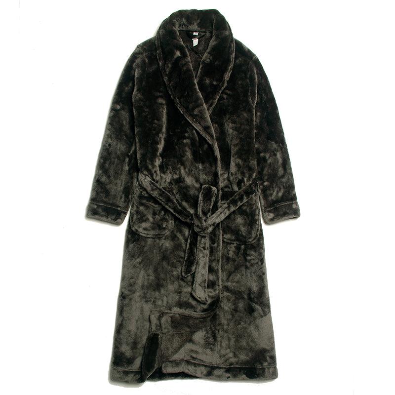 Men's And Women's Mink Fleece Home Night Gown Bathrobes - melvincucci