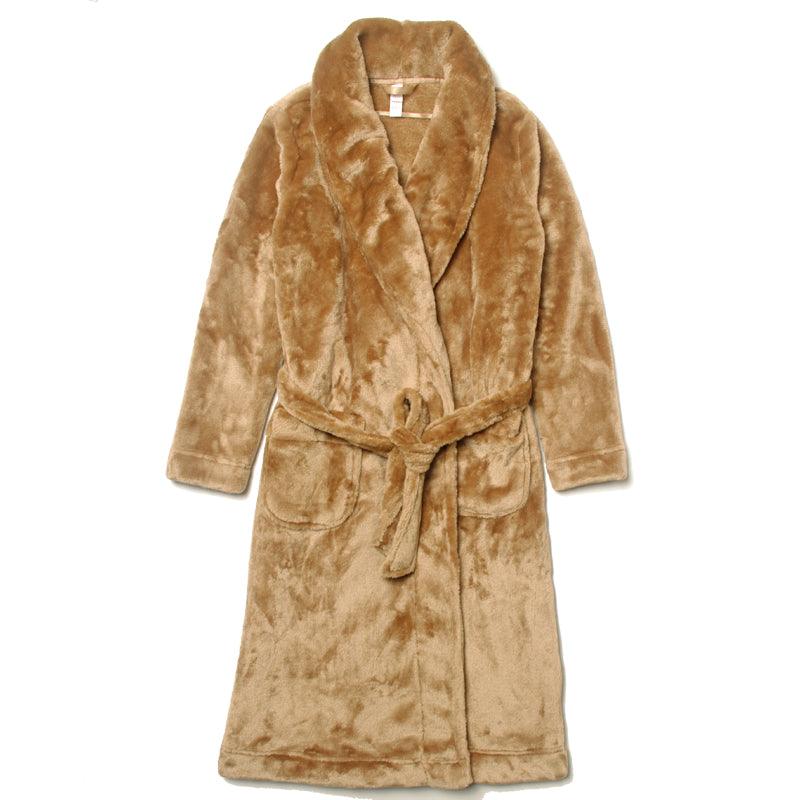 Men's And Women's Mink Fleece Home Night Gown Bathrobes - melvincucci