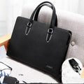 Men's Business Casual Men Cross Section Briefcase Bag Handbag Leather Shoulder Bag Large Men - melvincucci