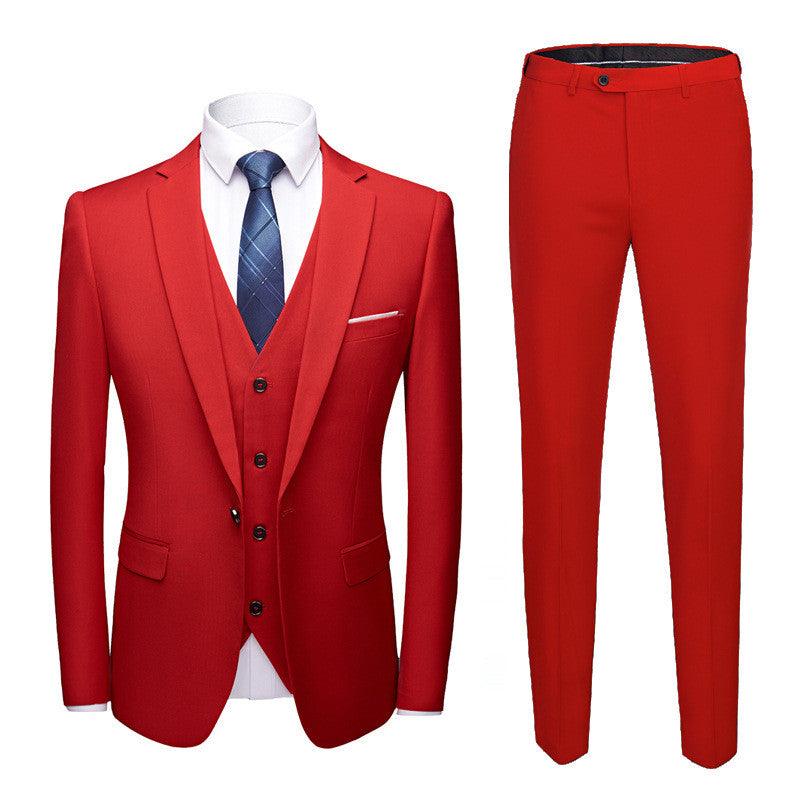 Men s Business Suits Wedding Dress Suit Set - melvincucci