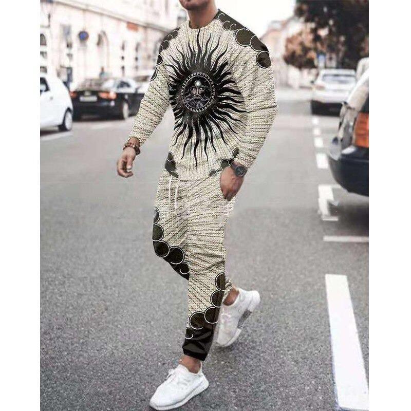 Men's Casual Suit 3d Digital Printing Pant - melvincucci