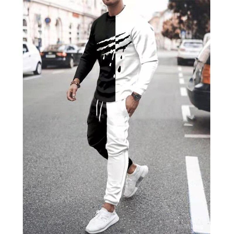 Men's Casual Suit 3d Digital Printing Pant - melvincucci