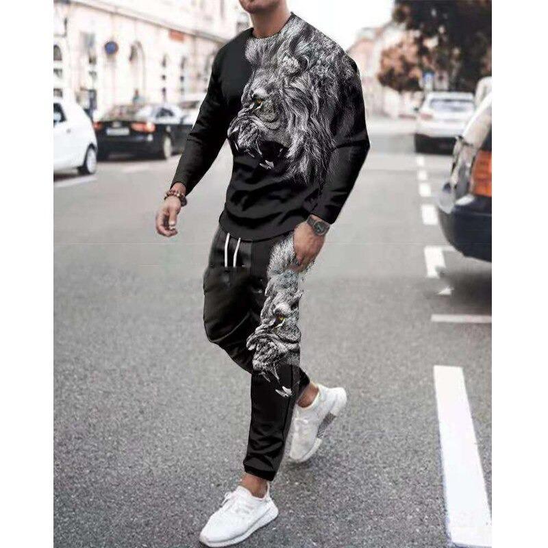 Men's Casual Suit 3d Digital Printing Pant - melvincucci
