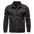 Men's Denim Jacket Cotton Casual Slim Jacket Men - melvincucci