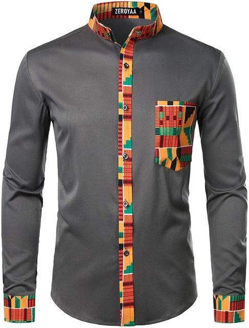 Men's Hipster African Dashiki Tribal Graphics - melvincucci