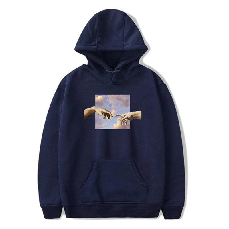 Men's Hooded Sweatshirts Fit Loose Sweatshirts - melvincucci
