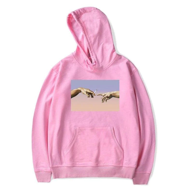 Men's Hooded Sweatshirts Fit Loose Sweatshirts - melvincucci