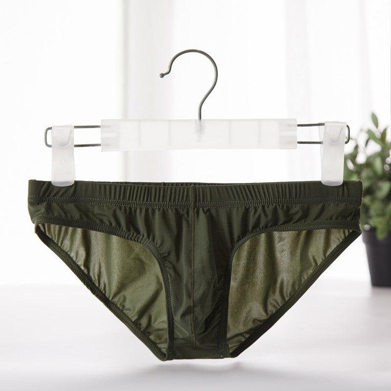 Men's Ice Silk Seamless Underwear Bulge Bag Ultra-thin Men - melvincucci