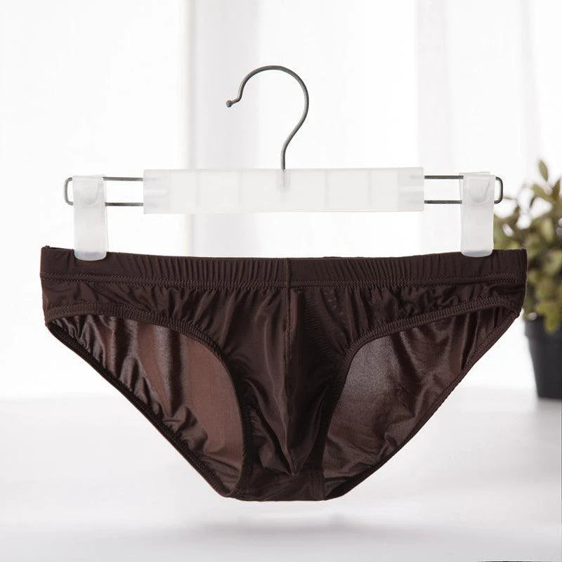 Men's Ice Silk Seamless Underwear Bulge Bag Ultra-thin Men - melvincucci