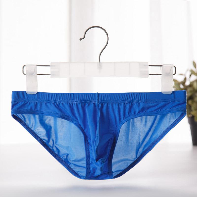 Men's Ice Silk Seamless Underwear Bulge Bag Ultra-thin Men - melvincucci
