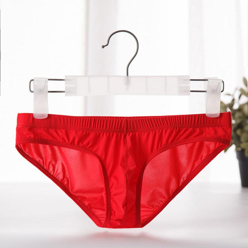 Men's Ice Silk Seamless Underwear Bulge Bag Ultra-thin Men - melvincucci