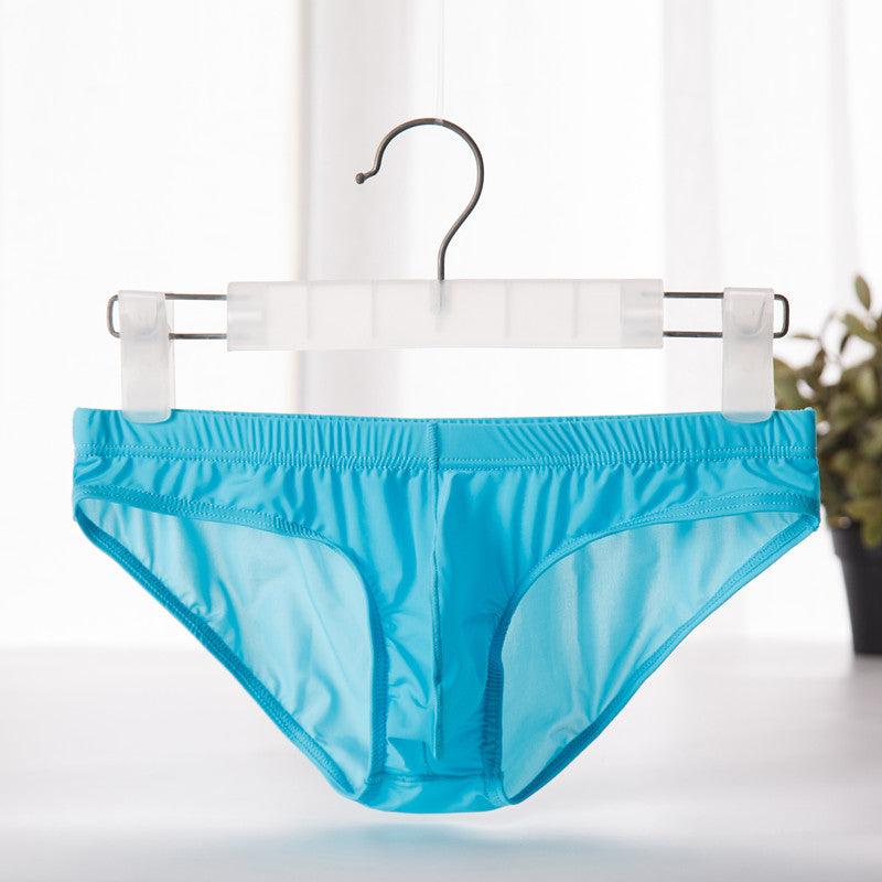 Men's Ice Silk Seamless Underwear Bulge Bag Ultra-thin Men - melvincucci