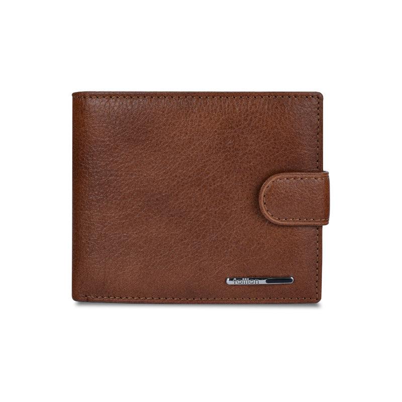 Men's Leather Wallet Multifunctional Short Men - melvincucci