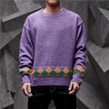 Men's Long-Sleeved Round Neck Youth Knitwear Bottoming Sweater - melvincucci