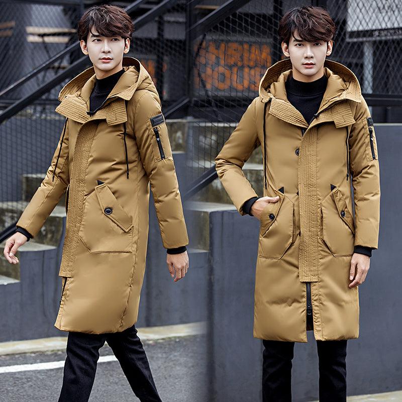 Men's mid-length down jacket - melvincucci