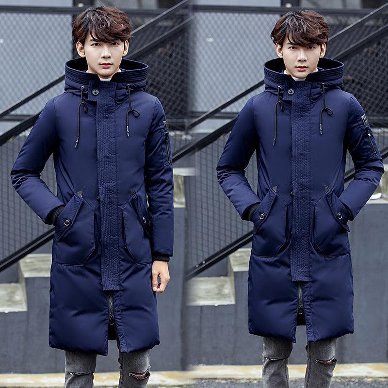 Men's mid-length down jacket - melvincucci