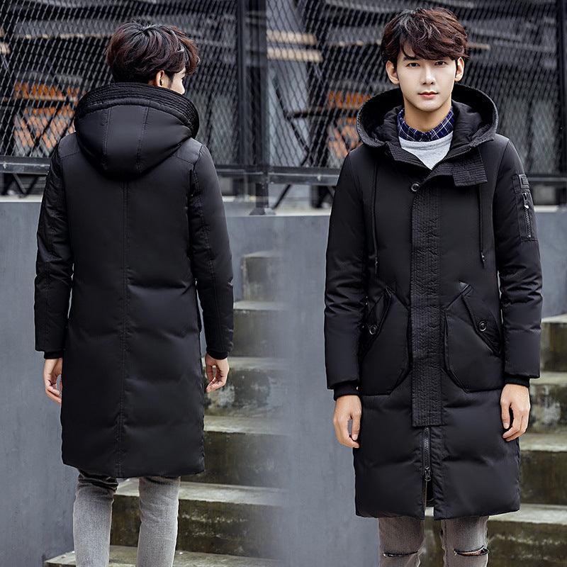 Men's mid-length down jacket - melvincucci