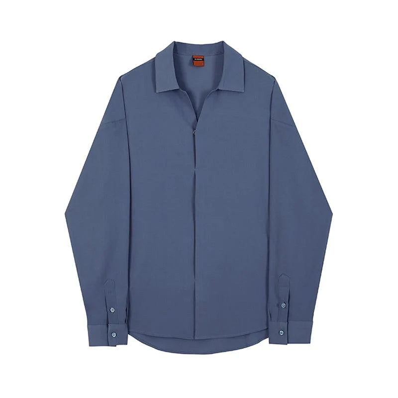 Men's Non-iron Ddrape All-match Long-sleeved Shirt - melvincucci