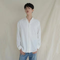 Men's Non-iron Ddrape All-match Long-sleeved Shirt - melvincucci
