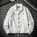Men's Plus Size Denim Jacket Denim Top - melvincucci