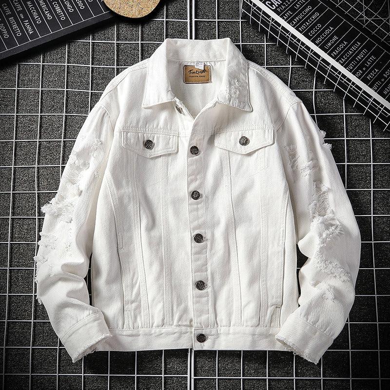 Men's Plus Size Denim Jacket Denim Top - melvincucci