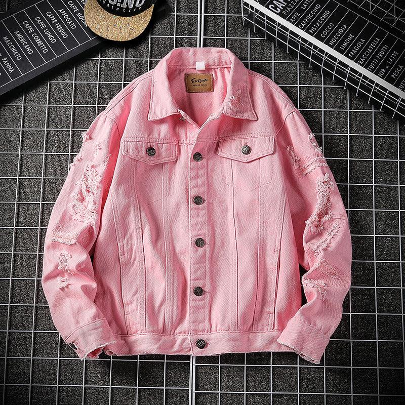 Men's Plus Size Denim Jacket Denim Top - melvincucci
