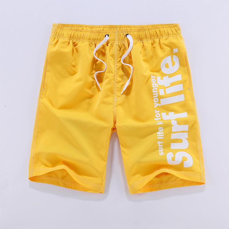 Men's quick-drying beach pants sports printing casual shorts big pants, men's beach pants shorts male - melvincucci