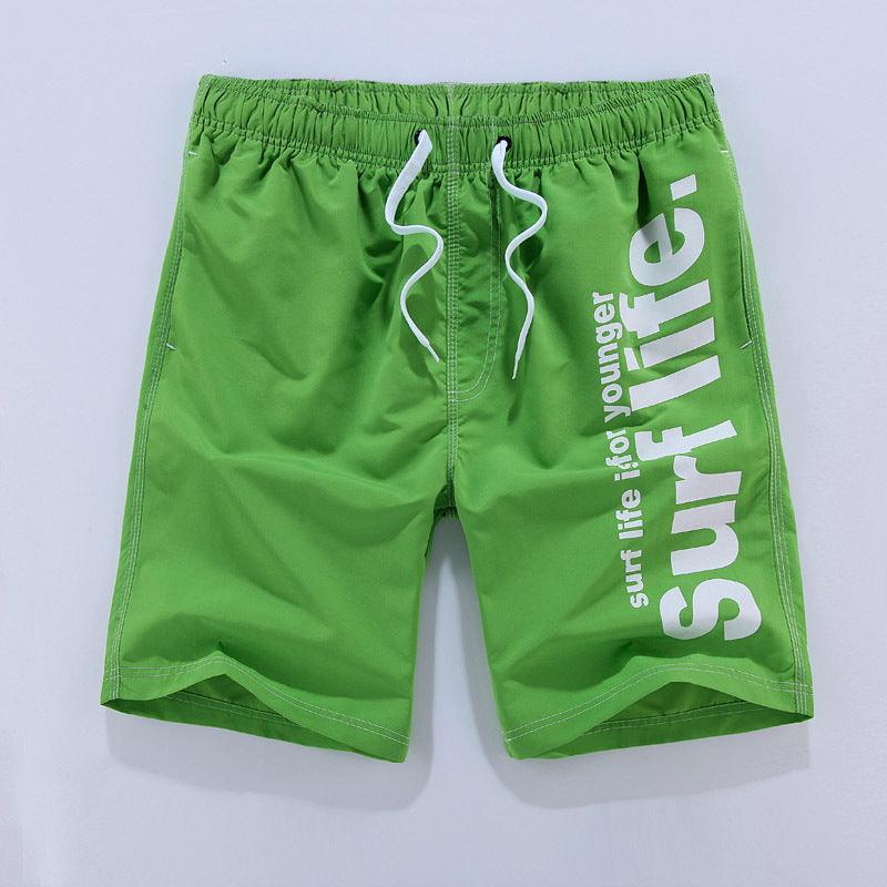 Men's quick-drying beach pants sports printing casual shorts big pants, men's beach pants shorts male - melvincucci