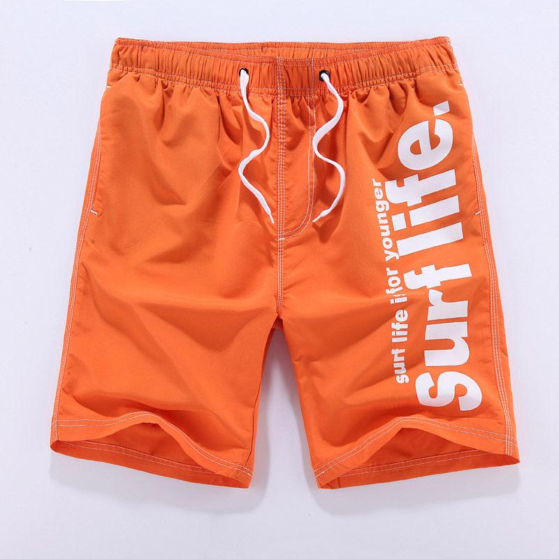 Men's quick-drying beach pants sports printing casual shorts big pants, men's beach pants shorts male - melvincucci