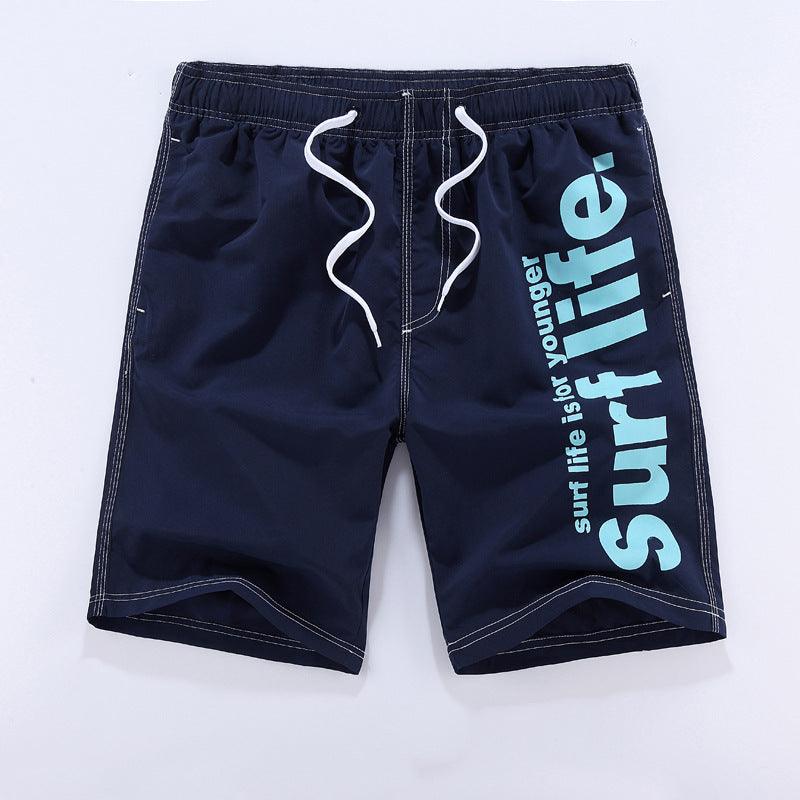 Men's quick-drying beach pants sports printing casual shorts big pants, men's beach pants shorts male - melvincucci