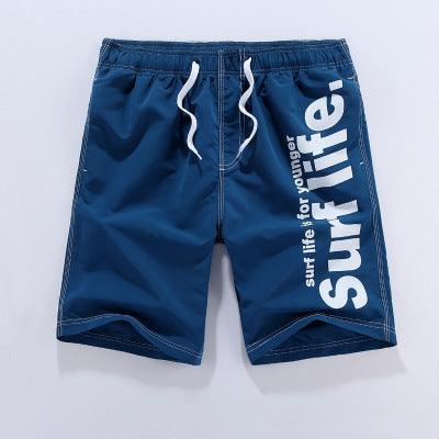 Men's quick-drying beach pants sports printing casual shorts big pants, men's beach pants shorts male - melvincucci