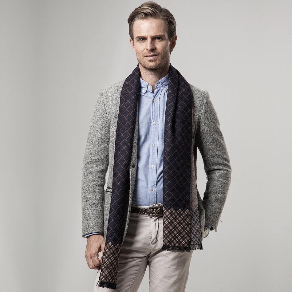 Men's scarf for autumn and winter - melvincucci